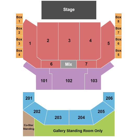 The Chelsea Ron White Seating Chart